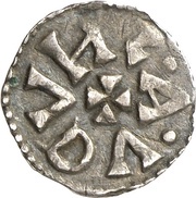 Denier - Charlemagne Laon mint, Carolingian Empire, 768-793 reverse image