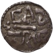 Denier - Charlemagne Troyes mint, Carolingian Empire, 768-793 reverse image