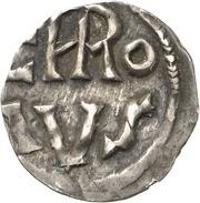Denier - Charlemagne Avranches mint obverse image