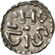 Denier - Charlemagne Huy mint, Carolingian Empire, 768-793 reverse image