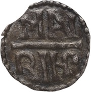 Denier - Charlemagne Morigny mint, Carolingian Empire, 768-793 reverse image