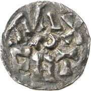 Denier - Charlemagne Saint-Maixent mint, Carolingian Empire, 768-793 reverse image