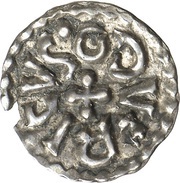 Denier - Charlemagne moneyer Odalricus, Carolingian Empire, 768-793 reverse image