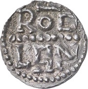 Denier - Charlemagne and Roland, Carolingian Empire, 768-793 reverse image