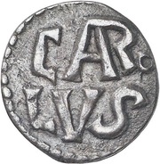 Denier - Charlemagne moneyer Walacarius obverse image