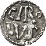 Denier - Charlemagne Strasbourg mint obverse image
