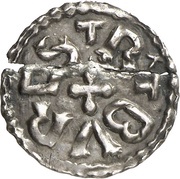 Denier - Charlemagne Strasbourg mint, Carolingian Empire, 771-793 reverse image