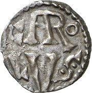 Denier - Charlemagne Geneva mint obverse image