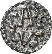 Denier - Charlemagne Maastricht mint obverse image