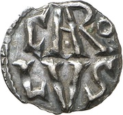Denier - Charlemagne Trier mint obverse image