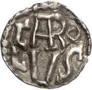 Denier - Charlemagne Reims mint obverse image