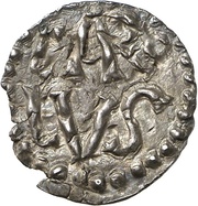 Denier - Charlemagne Rennes mint; CAROLVS/REDONIS obverse image