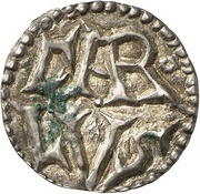 Denier - Charlemagne Beziers mint obverse image