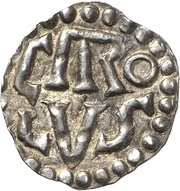 Denier - Charlemagne Chalon mint; CAVI obverse image
