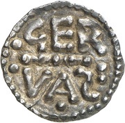 Denier - Charlemagne Girona mint, Carolingian Empire, 771-793 reverse image