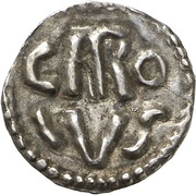 Denier - Charlemagne Mouzon mint obverse image