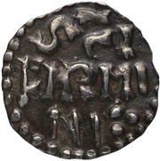 Denier - Charlemagne Saint Fermin church of Amiens; CAROLVS, Carolingian Empire, 771-793 reverse image