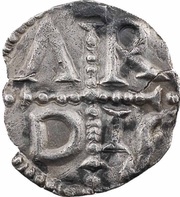 Denier - Charlemagne Arles mint; CAROLVS, Carolingian Empire, 771-793 reverse image