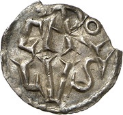 Denier - Charlemagne Mantua mint obverse image