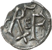 Denier - Charlemagne Mantua mint, Carolingian Empire, 773-793 reverse image
