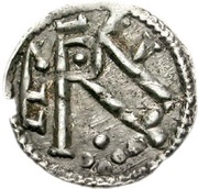 Denier - Charlemagne Milan mint, Carolingian Empire, 773-793 reverse image