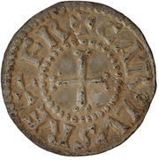Denier - Charlemagne and Fastrada obverse image