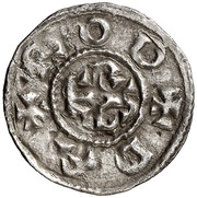 Denier - Charlemagne Roses mint, Carolingian Empire, 793-812 reverse image