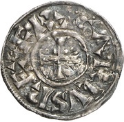 Denier - Charlemagne Empuries mint obverse image