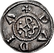 Denier - Charlemagne Pavia mint, Carolingian Empire, 793-812 reverse image