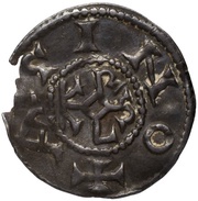 Denier - Charlemagne Agen mint, Carolingian Empire, 793-812 reverse image