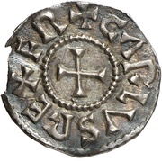 Denier - Charlemagne Dax mint obverse image