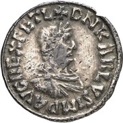 Denier - Charlemagne Arles mint; City gate obverse image