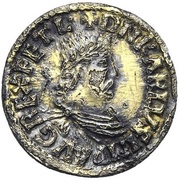 Denier - Charlemagne Christian legend ; long titles obverse image