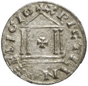 Denier - Charlemagne Christian legend, Carolingian Empire, 812-814 reverse image