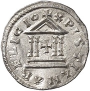 Denier - Louis I christian legend, Carolingian Empire, 814-818 reverse image