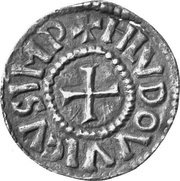 Denier - Louis I Trier mint obverse image