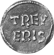 Denier - Louis I Trier mint, Carolingian Empire, 818-823 reverse image
