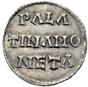 Denier - Louis I Palace mint, Carolingian Empire, 818-823 reverse image