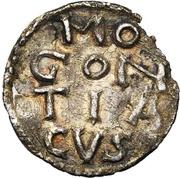 Denier - Louis I Mainz mint, Carolingian Empire, 818-823 reverse image
