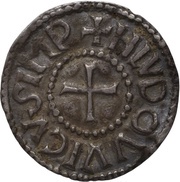 Denier - Louis I Meaux mint obverse image
