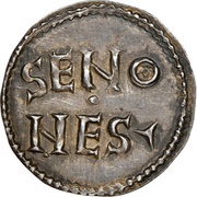 Denier - Louis I Sens mint, Carolingian Empire, 818-823 reverse image