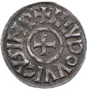 Denier - Louis I Melle mint obverse image