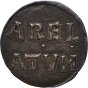 Denier - Louis I Arles mint, Carolingian Empire, 818-823 reverse image
