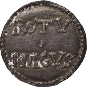 Denier - Louis I Rouen mint, Carolingian Empire, 818-823 reverse image