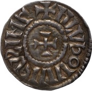 Denier - Louis I Toulouse mint obverse image