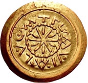 Tremissis - Charlemagne Lucca mint; bust reverse image