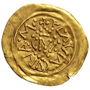 Tremissis - Charlemagne Chur mint reverse image
