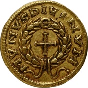Solidus - Louis I bust facing left reverse image