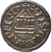 Obol - Charles II Christian legend, Carolingian Empire, 840-864 reverse image
