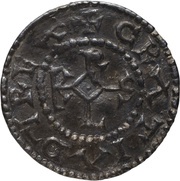 Obol - Charles II Laon mint obverse image